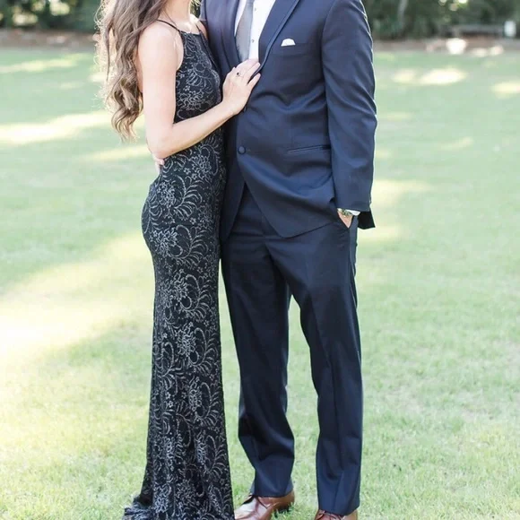 Windsor | Dresses | Black Formal Dress With Some Sparkle | Poshmark
